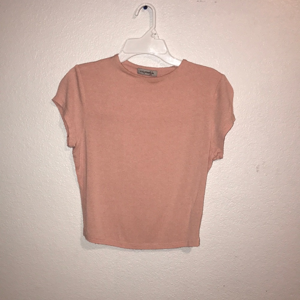 Pink crop top